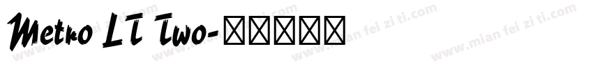 Metro LT Two字体转换
